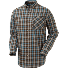 Load image into Gallery viewer, Moorland Shirt - Lake Blue/Brown
