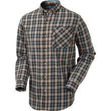 Load image into Gallery viewer, Moorland Shirt - Lake Blue/Brown