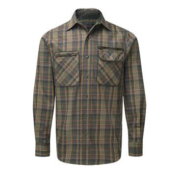 Greenland Shirt with Suede - Green