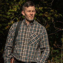 Load image into Gallery viewer, Moorland Shirt - Lake Blue/Brown